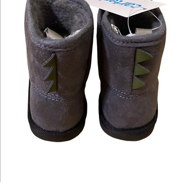 CARTER’S Unisex Serrato Faux Fur Grey Boot-Size 5 - Picture 3 of 6